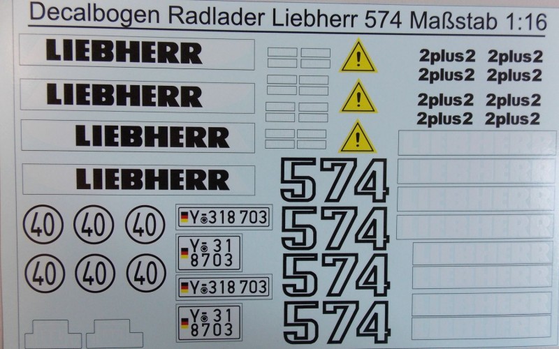 Decal Liebherr